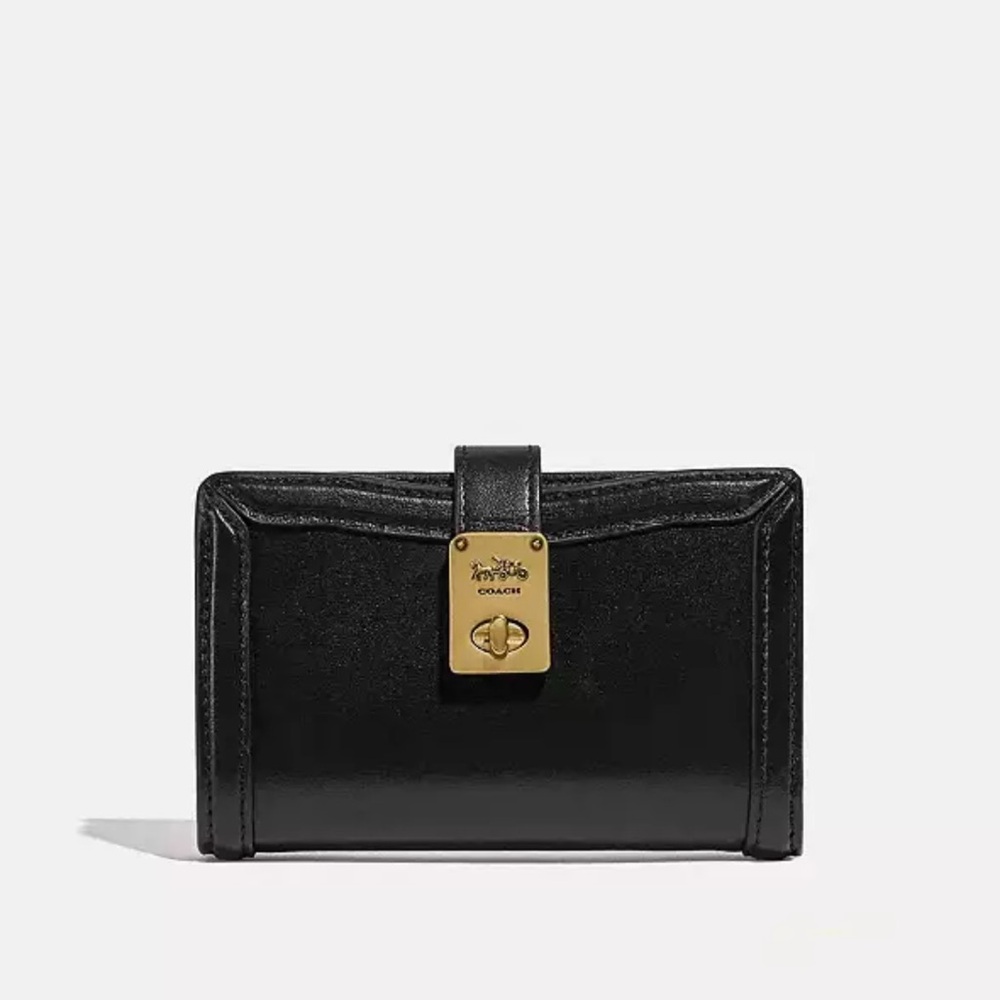 Authentic Coach Hutton Wallet Calf leather - Picture 7 of 7